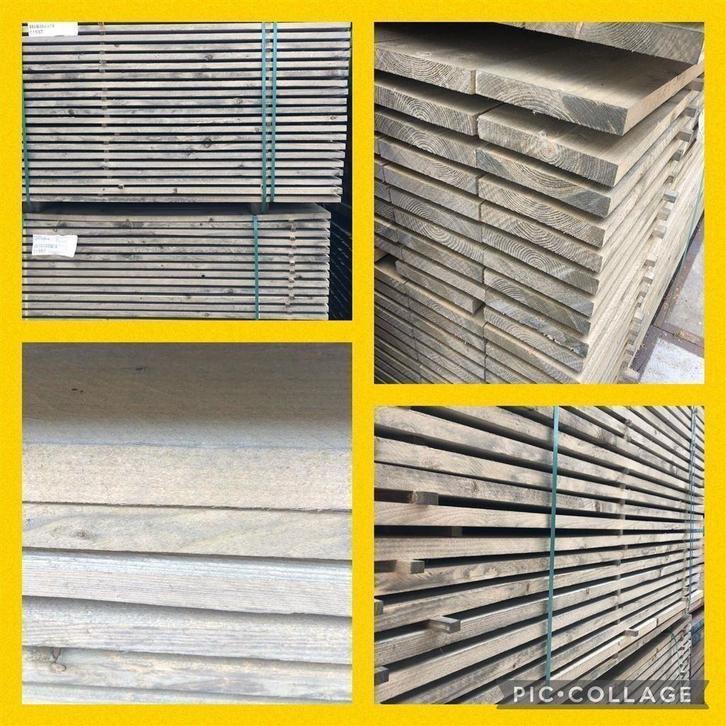 Nieuw Vuren | Steigerplanken | Oude look, Tuin en Terras, Tuinpoorten, Nieuw, Draaipoort, Hout, 150 tot 200 cm, 200 cm of meer