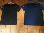 2 lycra sportshirts, maat S, Kleding | Heren, Ophalen of Verzenden, Zo goed als nieuw, Zwart