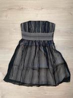 WHBM zijden strapless jurk – EU 36 – Ongebruikt, Kleding | Dames, Zwart, Nieuw, Ophalen of Verzenden, Maat 36 (S)