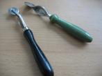 2 Radeerwieltjes met houten handvat, Ophalen of Verzenden, Gebruikt, Overige typen