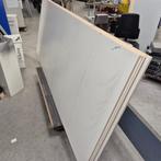 14 stuks houten platen hardboard 249x100 cm  3 mm dik wit, Ophalen