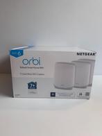 NETGEAR Orbi RBK763S AX5400 Mesh WiFi 6-systeem Wit, Computers en Software, WiFi-versterkers, Ophalen of Verzenden, Zo goed als nieuw