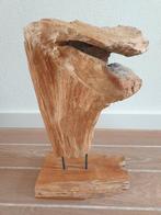 Houten blok. Zie alle foto's.  Lees info., Antiek en Kunst, Kunst | Beelden en Houtsnijwerken, Ophalen of Verzenden