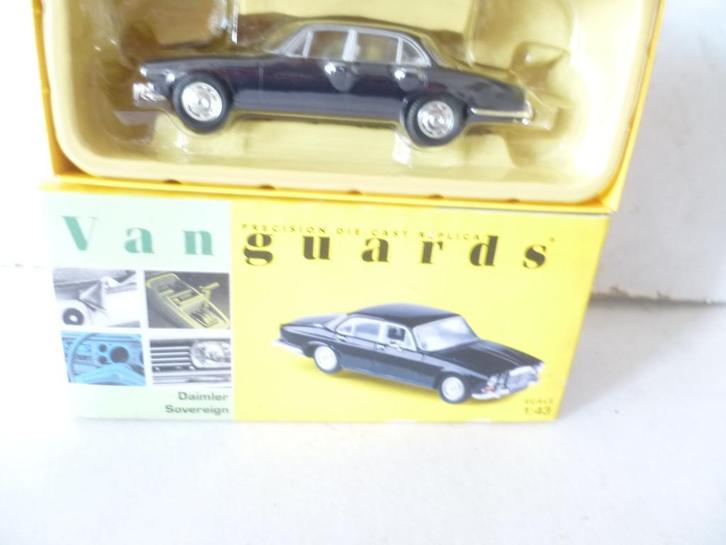 Vanguards VA0880 Daimler Sovereign Jaguar Dark Blue 1:43, Hobby en Vrije tijd, Modelauto's | 1:43, Nieuw, Auto, Vanguards, Ophalen of Verzenden