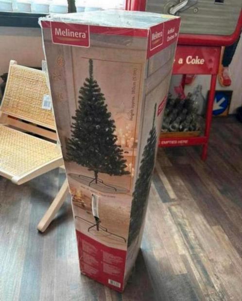 Kunst kerstboom in doos van melinera - 180 cm hoog, Diversen, Kerst, Ophalen of Verzenden