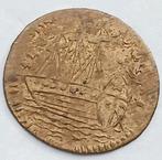 Antieke Rekenpenning 1778 Munt Nuremberg Zeilschip Jetton, Ophalen of Verzenden, Overige materialen