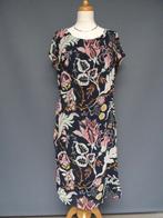 CADA DIA maat 42, gevoerde jurk met ceintuur., Zwart, Maat 42/44 (L), Ophalen of Verzenden, Zo goed als nieuw