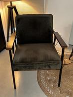 Woood fauteuil Vicky fluweel warmgroen, Ophalen, Overige materialen, Overige kleuren, Zo goed als nieuw