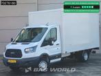 Ford Transit 130pk Dubbellucht Laadklep Bakwagen Airco APK 0, Auto's, Stof, Euro 6, Wit, Bedrijf