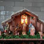 Kerststal met verlichting, Diversen, Kerst, Ophalen, Gebruikt