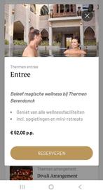 Last minute 2 saunaentree Thermen de Beerendonck, Twee personen, Cadeaubon, Spa of Sauna
