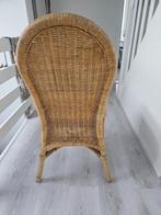 Rotan eetkamerstoelen, Ophalen, Gebruikt, Bruin, Riet of Rotan