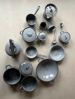 Vintage geëmailleerde keukengerei set, Ophalen
