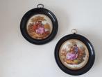 2 Limoges Porcelane France Wandhangers, Ophalen of Verzenden