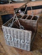 Rivièra Maison Rustic Rattan Dinner Organiser, Huis en Inrichting, Woonaccessoires | Schalen en Manden, Mand, Ophalen of Verzenden