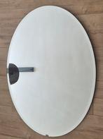 Ovaal vormige Facet geslepen spiegel 80x60cm, Ophalen, Zo goed als nieuw, Ovaal, Minder dan 100 cm