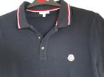 Nr.143: Prachtige Heren Polo van Moncler maat M / L Donker, Moncler, Ophalen of Verzenden, Zo goed als nieuw, Maat 48/50 (M)