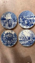 Royal Delfts blauw 4 jaargetijden (wandborden), Ophalen of Verzenden