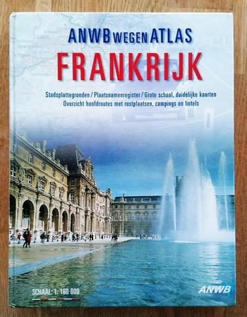 ANWB wegen Atlas Frankrijk (uitgave 2001); prima staat.