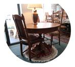 Ronde eiken uitschuifbare eettafel  . Bieden vanaf 250., Huis en Inrichting, Tafels | Eettafels, Ophalen, Zo goed als nieuw, Vijf personen of meer