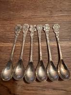 Zilverstad Bloemenlepeltjes - Set van 6, Antiek en Kunst, Antiek | Bestek, Ophalen of Verzenden