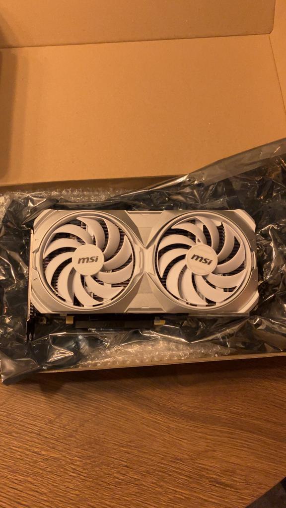 NVIDIA RTX 4070 Ti Super MSI Ventus White 16GB videokaart, Computers en Software, Videokaarten, Zo goed als nieuw, Nvidia, PCI-Express 4.0