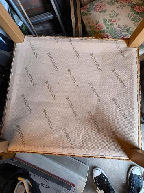 Nouvion & loom eetkamer rieten stoelen, Huis en Inrichting, Stoelen, Zo goed als nieuw, Vier, Hout, Riet of Rotan, Bruin, Ophalen