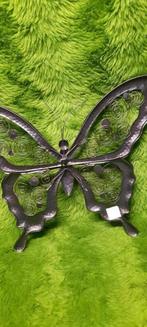 Decoratie metalen vlinder, Tuin en Terras, Tuinwanddecoratie, Gebruikt, Ophalen of Verzenden