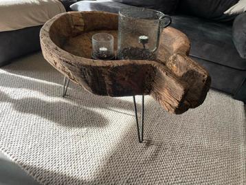 Salontafel - Oud Hout - Als Nieuw beschikbaar voor biedingen