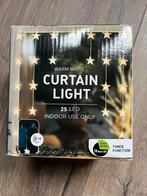 Kerstverlichting gordijn met zuignappen - Sterren NIEUW, Ophalen of Verzenden, Nieuw