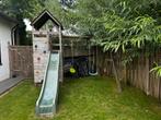 Houten speeltoestel., Kinderen en Baby's, Speelgoed | Buiten | Speeltoestellen, Ophalen, Gebruikt, Glijbaan