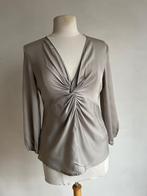 repeat top zijde grijs beige, Verzenden, Beige, Zo goed als nieuw, Lange mouw