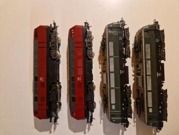 Lima DB Locomotieven - 4 Stuks - Gebruikt beschikbaar voor biedingen