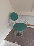 Verner Panton Crone Stoel - Turquoise Designklassieker, Huis en Inrichting, Stoelen, Ophalen, Gebruikt, Blauw, Eén