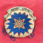 Antiek zilveren beursje portemonnee met zilveren beugel, Antiek en Kunst, Ophalen of Verzenden
