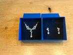 Swarovski ketting en oorbellen, Sieraden, Tassen en Uiterlijk, Oorbellen, Met kristal, Overige materialen, Ophalen of Verzenden