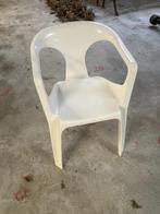 stoelen, Huis en Inrichting, Stoelen, Vijf, Zes of meer stoelen, Kunststof, Gebruikt, Wit