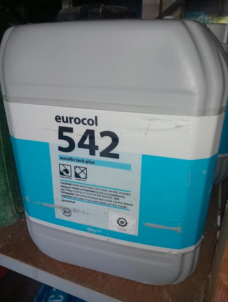 Eurocol 542 Eurofix Tack Plus fixeerlijm, 10 Liter / 10KG, Doe-het-zelf en Verbouw, Verf, Beits en Lak, Nieuw, 5 tot 10 liter