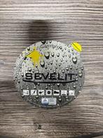 Seveliten bladen Ø85 cm–kleur: beton, keramiek, pinte & wit, Ophalen of Verzenden, Nieuw, Rechthoekig, Teakhout