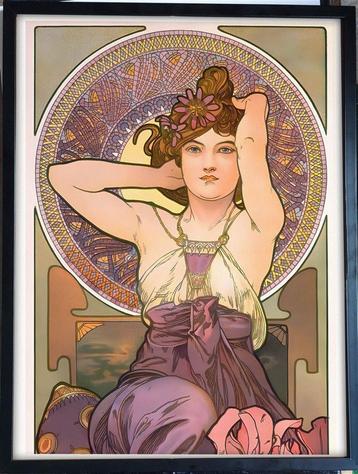 [Poster in Frame] Alphonse Mucha the precious stones beschikbaar voor biedingen
