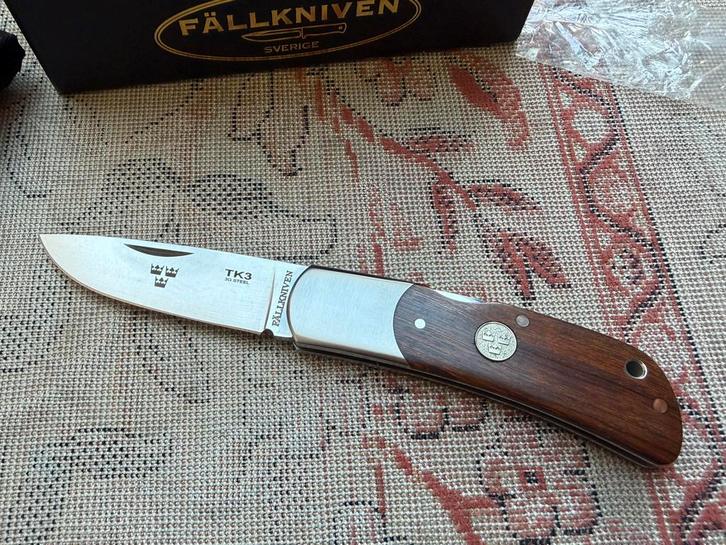 Fällkniven TK3 Tre Kronor Desert Ironwood TK3ic EDC Zakmes, Caravans en Kamperen, Kampeergereedschap, Nieuw, Ophalen of Verzenden