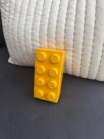 Lego spaarpot geel, Ophalen of Verzenden, Zo goed als nieuw, Steen, Aardewerk of Keramiek