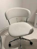 Salon stoel bureau stoel wit, Ophalen of Verzenden, Zo goed als nieuw