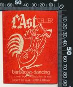 Sticker: Barbacoa Dancing CAst Celler - Lloret de Mar, Verzamelen, Ophalen of Verzenden, Zo goed als nieuw, Bedrijf of Vereniging