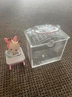 Sylvanian kinderstoel met konijn 5197, Ophalen of Verzenden, Zo goed als nieuw