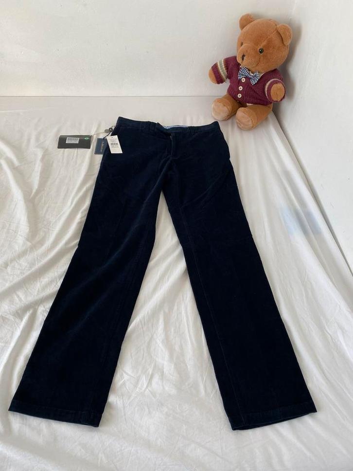 Nieuwe Polo Ralph Lauren corduroy chino, Kleding | Heren, Broeken en Pantalons, Nieuw, Maat 48/50 (M), Blauw, Ophalen of Verzenden