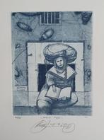 Exlibris / Ex libris K. Antioukhin, lege bladzijde, Antiek en Kunst, Kunst | Etsen en Gravures, Verzenden