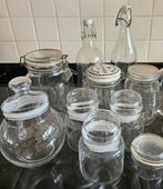Glazen diverse pot, weck, fles, Huis en Inrichting, Ophalen of Verzenden, Zo goed als nieuw