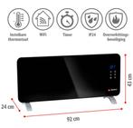 Infrarood Elektrische Kachel, Huis en Inrichting, Kachels, Ophalen, Overige soorten, Elektrisch, Zo goed als nieuw