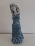 Vintage beeldje vrouw met hoed beeld, Ophalen of Verzenden, Gebruikt